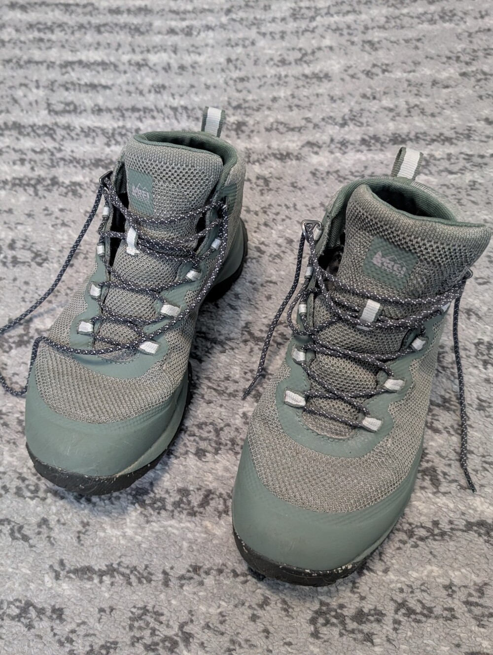 REI Co-op Gray Waterproof Hiking Boots, Women's Size 8.5 Wide